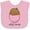 AD-Pink, variant on Inktastic Little Spud Pink Boys or Girls Baby Bib