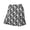 Gray/Black, variant on Monterey Club Women's Blossom Print Fun Knit Skirt #2936