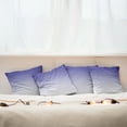 thumbnail image 3 of Ambesonne Ombre Throw Pillow Cover 4 Pack, Modern Twilight Design, 18", Indigo White, 3 of 6
