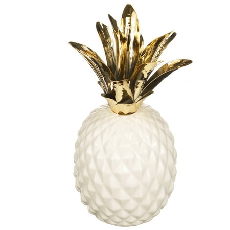 Better Homes Gardens Decorative Ceramic Pineapple White And