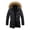 Black, variant on Vedolay Coat for Men Winter Hooded Warm Winter Overcoat Parka Jacket Thick Outerwear Khaki,L