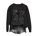 thumbnail image 2 of Ichuanyi Christmas Sweatshirts for Women Christmas Graphic Long Sleeve Shirt Xmas Holiday Crewneck Pullover Tops, 2 of 6
