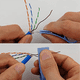 thumbnail image 3 of Herramienta para desenredar cables de red, enderezador de cables para cables CAT5/CAT5E/CAT6/CAT7, separadores de pares, 12 unidades, 3 of 4