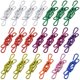 thumbnail image 2 of Clip de almacenamiento de secado color metal recubierto de plástico clip de ropa a prueba de viento antideslizante multiusos pequeño clip de sellado (40 clips de color al azar) JFHHH pequeña, 2 of 5