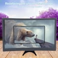 thumbnail image 5 of Oliegs Heated Blanket Curved Mobile Screen Magnifier With Stand Holder Phone Screen Amplifier For Clear Video Viewing Portable Cellphone Enlarger Compatible With All Smartphones Chocolate, 5 of 5