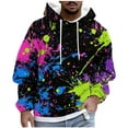 thumbnail image 3 of DDAPJ pyju Men Women Novelty Hoodies 3D Printed Hooded Sweatshirt Funny Graphic Long Sleeve Pullover Shirts with Pocket Summer Savings Multicolor#5 M, 3 of 6