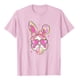 thumbnail image 4 of Tops de Manga Corta de Verano para las Mujeres Imprimir Blusa de Cuello Redondo, Moda Ligera de Poliéster Spandex, 4 of 7