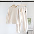thumbnail image 2 of Womens Sleepwear Sets Usmixi Womens 2 Piece Fleece Homewear Sets Winter Soft Cozy Plush Long Sleeve Tops and Pant Loungewear Sets Cute Bear Print Pajamas Sets, 2 of 4