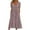 Pink, variant on RYRJJ Summer Dresses for Women Short Sleeve Eyelet Dress Buttons Scoop Neck Boho Casual Beach Vacation Maxi Long Dresses with Pockets(Grey,S)