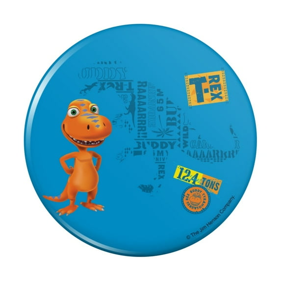 Dinosaur Train T-Rex Buddy Blue Kitchen Refrigerator Locker Button Magnet