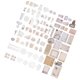 thumbnail image 3 of DIY Decorative Paper Stickers 10X6cm Vintage Crafting Supplies For Scrapbooks And Notebooks 1 Set For Creative Projects, 3 of 4