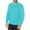 Turquoise, variant on Men's V-Neck Pullover Sweater Long Sleeve Solid Knit Casual Office Workwear Top