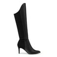 thumbnail image 4 of "Dream Pairs Women's Knee High Boots, Sexy Pointed Toe Zipper High Heel Boots For Women SDKB2213W BLACK/PU/SUEDE Size 10", 4 of 4