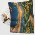 thumbnail image 6 of Sigee Sunflowers At Sunset for Pet Blanket for Dog Cat Puppy Blanket Cat Blankets for Small and Medium Pets-Large, 6 of 8