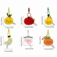 thumbnail image 7 of Adorable Simulation Fruit Plush Keychains Fun Fruit Plush Keychains Pendant Sturdy Bag Hangings for Stylish Accessories, 7 of 7