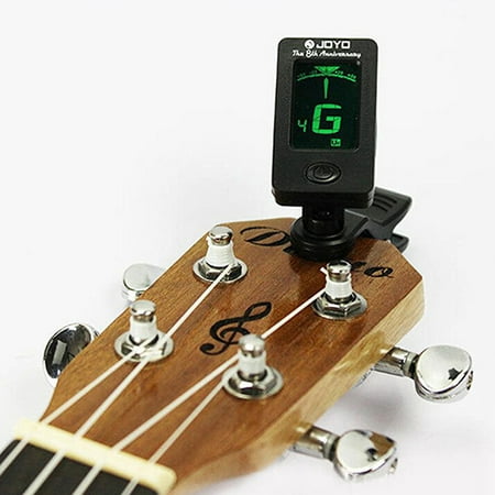 ZeAofa Chromatic Clip-On Digital Tuner for Acoustic Electric Guitar Bass Violin (Best Bass Guitar Tuner)