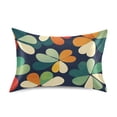 thumbnail image 7 of Yayeee Pillowcase Standard Size Set of 2 Satin Wrinkle Resistant Pillow Case, Green Clover Pattern, 7 of 7