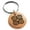 Rose, variant on Stainless Steel Aztec Strength Rune Engraved Small Medallion Circle Charm Keychain Keyring