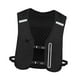 thumbnail image 1 of Chaleco para correr de 2 L con cinturilla ajustable, bolsa deportiva para exteriores para mujeres y hombres negro, 1 of 9