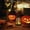 C, variant on Battery Operated Halloween Lanterns Outdoor with Pumpkin Skull Witch and Ghost Hand Designs Portable LED Lights with Handle for Indoor Outdoor Halloween Decor Party Favors and Night Light
