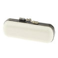 thumbnail image 1 of TISHITA Cracked Leather Case Storage Box Holder With , as described White, 1 of 7