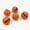 Orange, variant on U8MO 22mm Candy Color Jingle Bell Dangle Charms Pendant Jewelry Making DIY Pet Bell-pink-4pcs