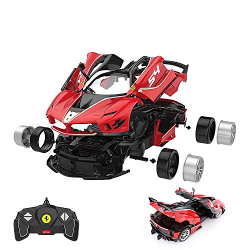 RASTAR RC Car Kits to Build, 1/18 Ferrari FXX-K EVO RC Car Assembly Building Kit with Remote, 92pcs DIY, STEM Kits for Kids Ages 8+