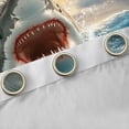 thumbnail image 4 of Feelyou Kawaii Ocean Sealife Blackout Curtains Set of 2 (52x84 Each), Cat Riding Shark Window Curtains, Teens Boys Girls Kids Curtains and Drapes, Blackout Curtains Bedroom Decor, 4 of 6