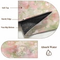 thumbnail image 6 of Pink Green Flower Runner Rug 2x6 FT, Non Slip Hallway Rugs, Watercolor Summer Botanical Washable Soft Floor Carpet Non-Shedding Throw Runner Carpet Long Rug for Entryway Kitchen Bedside Sliding Door, 6 of 8