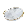 thumbnail image 1 of Multifunction Serving Tray with Handles Dessert Serving Tray Tray for Party Clear, 1 of 9