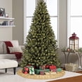 thumbnail image 3 of TEAMD 48" Christmas Tree Skirt and Socks Set Blue Xmas Tree Skirt with Silver Snowflake Sequin for Merry Christmas Party Ornaments and Holiday Decorations, 3 of 7