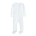 thumbnail image 3 of SXIMEE Bamboo Viscose Long Sleeve Pajamas For Unisex Baby, 2 Way Zipper with Mitten Cuffs, Non-Slip Sleepers, Sleep 'N Play, 3 of 6