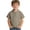 Brown, variant on Boys Short Sleeve Cotton T Shirt Stand Collar Button Shirts Casual Summer Kids School Play Tee Tops Age 2-8 Years