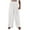 White, variant on AherBiu Wide Leg Pants for Women Elastic High Waisted Straight Fall Casual Loose Lightweight Trousers