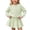 Green, variant on QTBIUQ Kids Girls Skirt Set Button Front Knit Cardigan and Solid Knit Skirt 2 Pieces Outfit Set