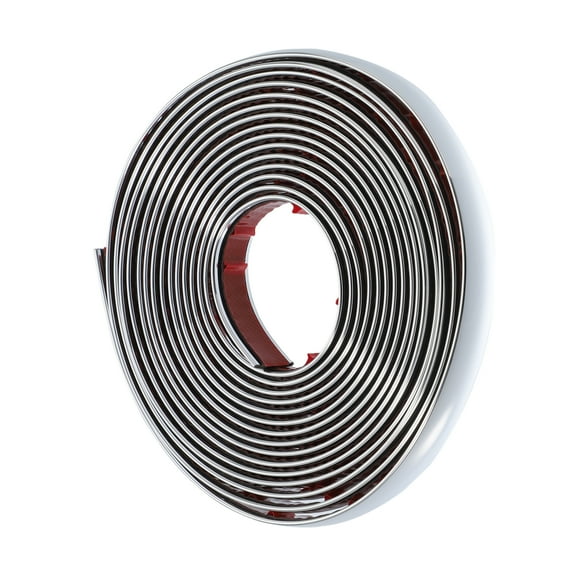 Unique Bargains 12ft Automotive Trim Car RV Door Window Bumper Side Body Trim Strip Scratch Proof 1/2" 12mm Silver Tone