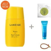 Laneige Watery Sun Cream SPF50+ PA++++ 1.69oz(50ml) + Gel Cream 1ml