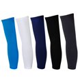 thumbnail image 3 of Ettsollp Unisex Compression Fit Hand Cooling Ribbing UV Protection Outdoor Arm Sleeves-Sky Blue, 3 of 11