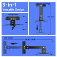 thumbnail image 2 of Projector Mount, Universal Projector Ceiling/Wall Mount Black with Extendable Arms, Adjustable Height, Projector Holder/Bracket/Hanger Low Profile (Black), 2 of 8