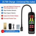 thumbnail image 3 of Handheld Combustible Gases Leak Detector Natural Gases Leakage Concentration Analyzer Meter Sound Light ZL73B Charging, 3 of 5
