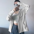 thumbnail image 4 of Desiderio A XL código verano hielo seda protector solar ropa verano transpirable montar protección UV abrigo mujer ropa de protección solar, 4 of 5