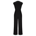 thumbnail image 5 of Tnhcen Women's Spring Autumn Jumpsuit Stretchy Straight Leg Office Wear Elegant Jumpsuit with Pockets Lightweight Career Chic for Women S-2XL, 5 of 6