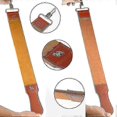thumbnail image 3 of Men's Leather Razor Strop Sharpener Belt for Straight Razor Folding Sharpening, 3 of 5