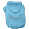 Pet, Dog Cat Hoodie Rhinestone, "Tropical Flower"
