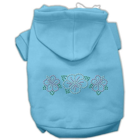 Pet, Dog Cat Hoodie Rhinestone, "Tropical Flower"
