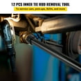 thumbnail image 4 of KFFKFF Inner Tie Rod Installation Kit, Includes 13 Crowfoot Adapters, Durable 1/2 Inch Drive Tube for Efficient Removal, Crafted from Robust Steel, Ideal for Automotive Maintenance, 4 of 9