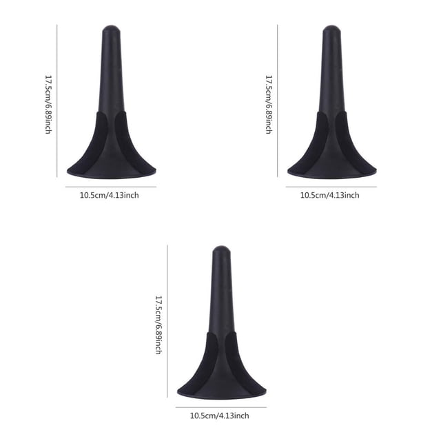Eigraketly Trompeta Trípode Soporte Pata de metal Desmontable Portátil Plegable Trompeta Soporte Resto Accesorio Type1