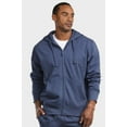 thumbnail image 3 of TheLovely Men's Full Zip Up Lightweight Cotton Blend Fleece Hoodie Sweatshirt, 3 of 4
