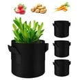 thumbnail image 2 of Bolsa de cultivo de 5 galones de tela no tejida con asas, maceta gruesa para plantas, verduras, fresas y hierbas., 2 of 8