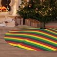 thumbnail image 5 of KLL 48" Christmas Tree Skirt Music Colors 1 Xmas Tree Skirts Mat for New Year Xmas Holiday Party Indoor Outdoor Home Decoration, 5 of 5